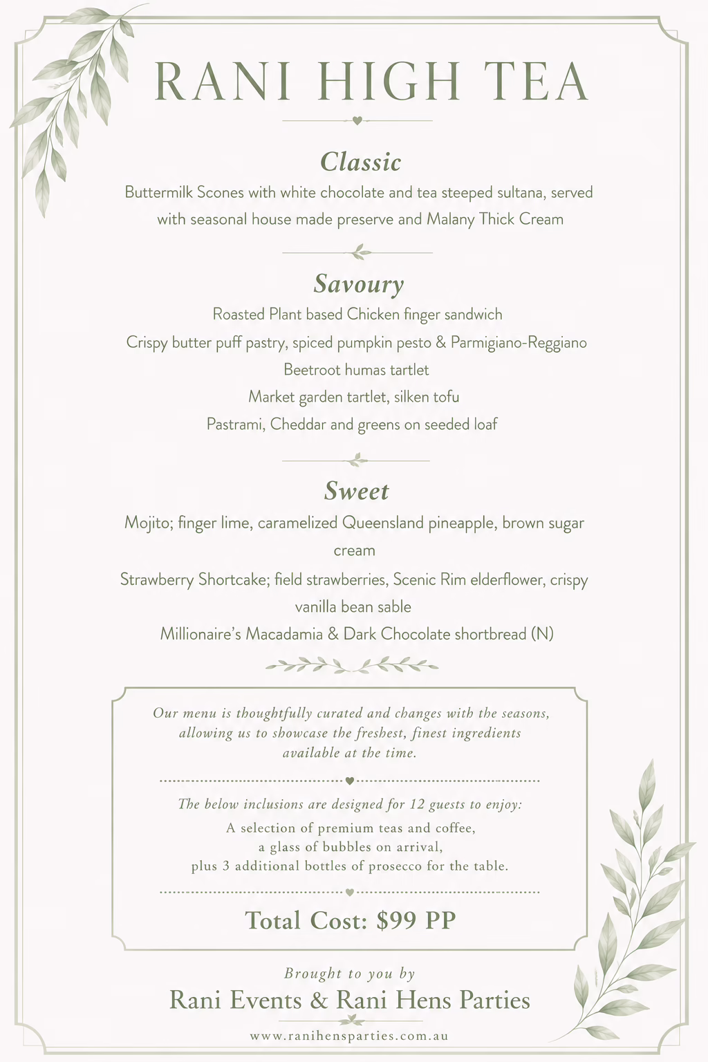 Hightea 12pax