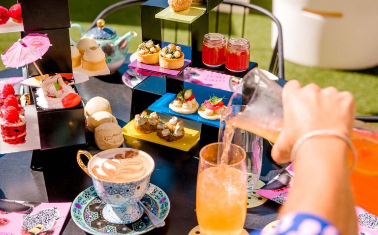 A great selection of foods at a high tea