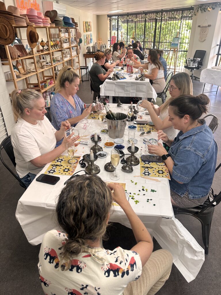 Hens Party Turkish Lamp Workshop